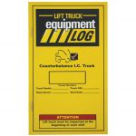 Refill Internal Combustion Daily Inspection Log Book