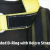 Extended D Ring With Velcro Strap