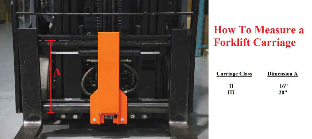 How to Measure a Forklift Carriage