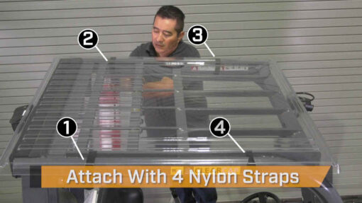 ClearCap Attaches w 4 Nylon Straps