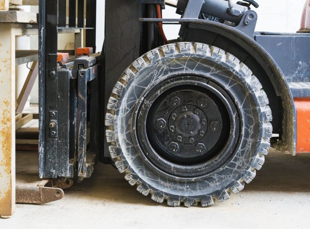 The Different Types of Forklift Tires