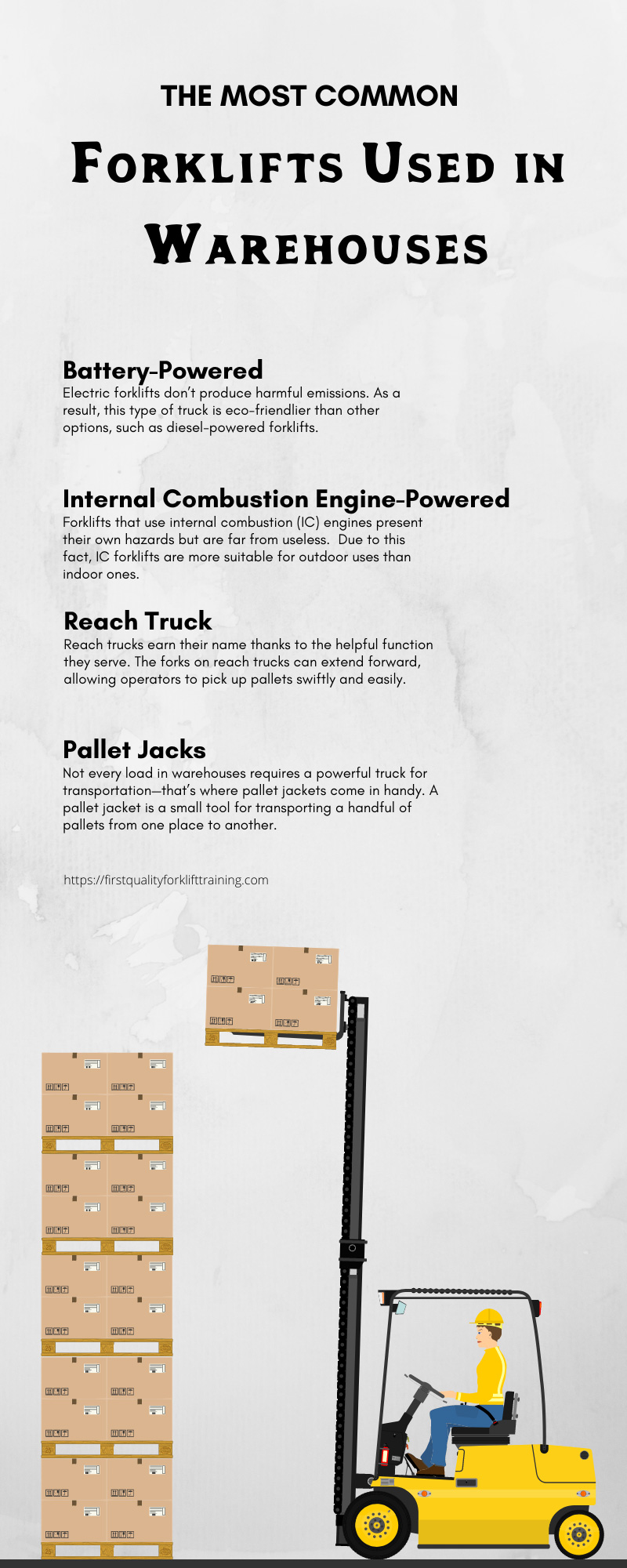 The Most Common Forklifts Used in Warehouses