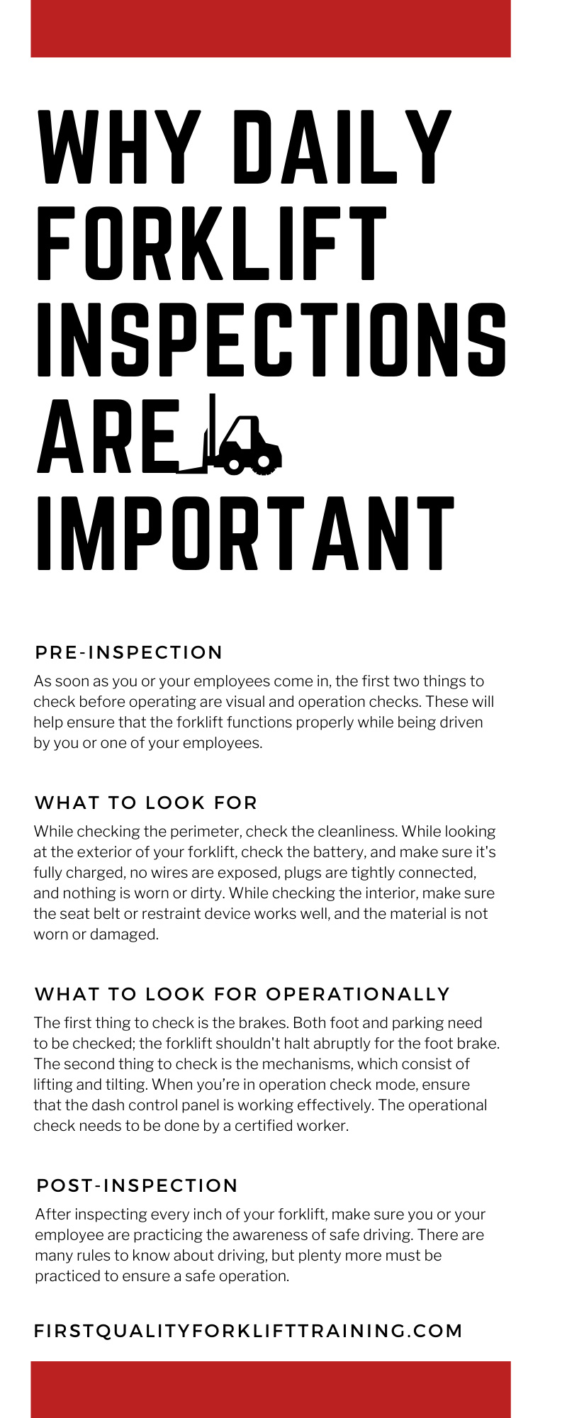 Why Daily Forklift Inspections Are Important