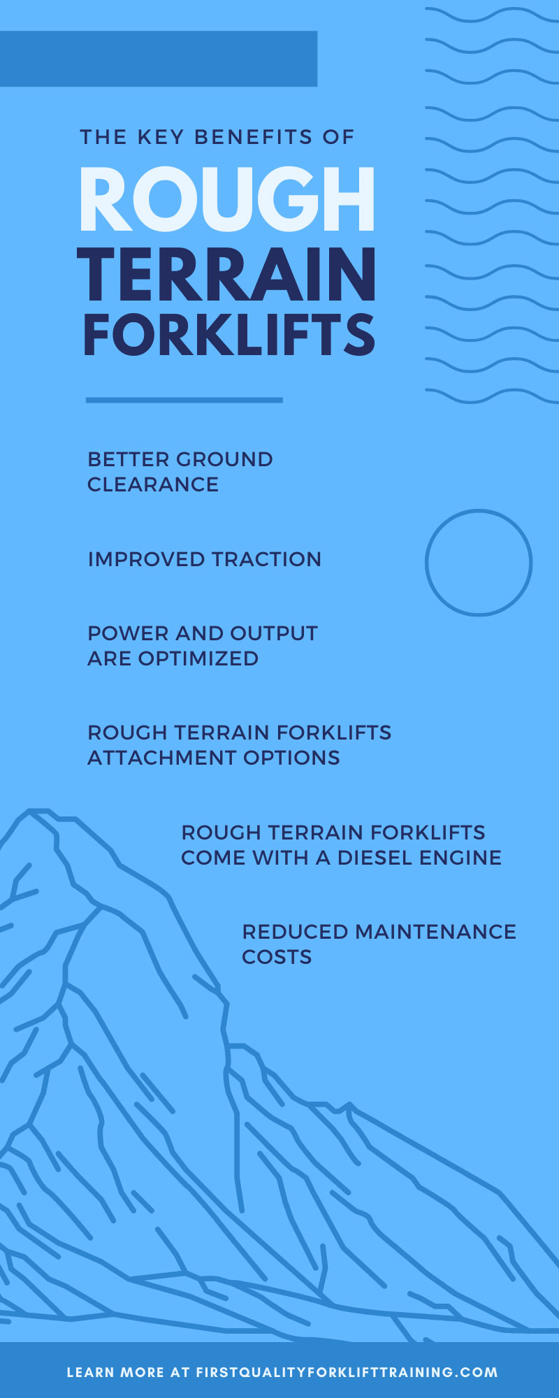 The Key Benefits of Rough Terrain Forklifts