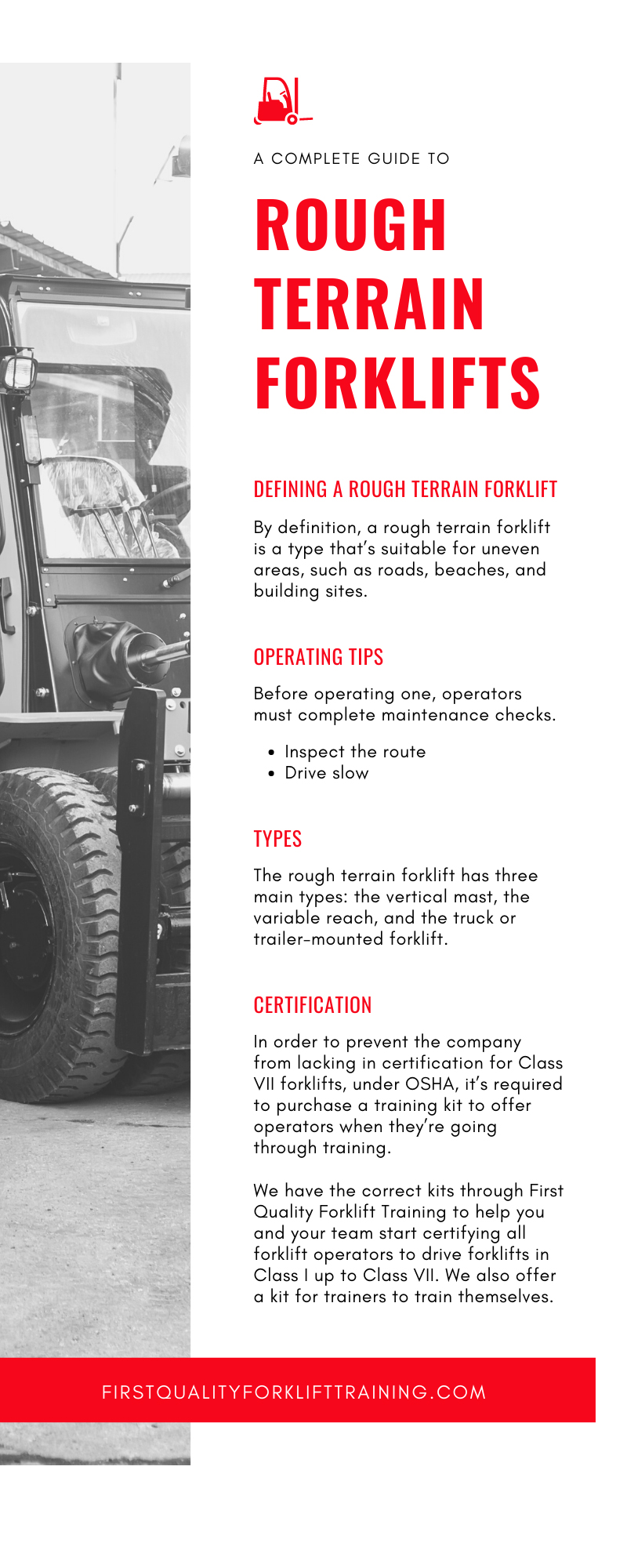A Complete Guide To Rough Terrain Forklifts