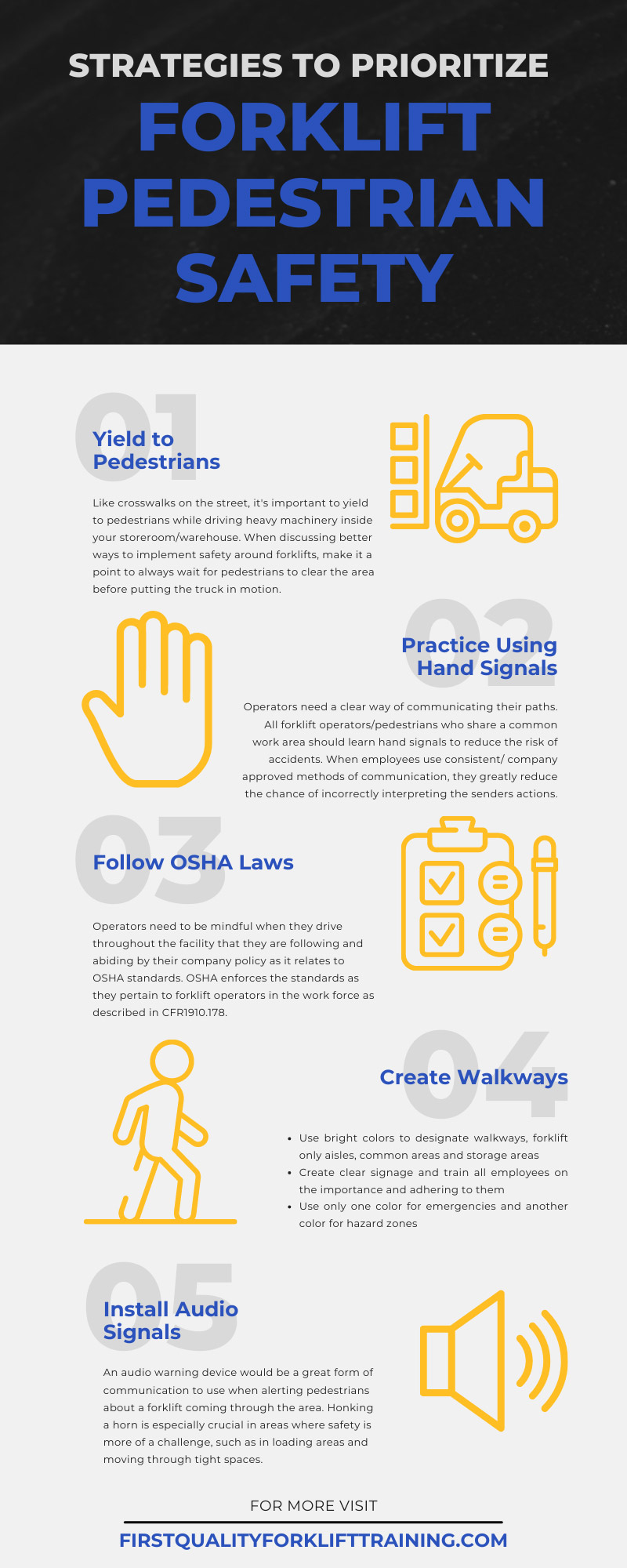 Strategies To Prioritize Forklift Pedestrian Safety