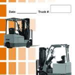 Electric Counterbalance Daily Checklist Refill No Caddy